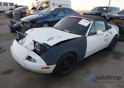 1990 Mazda Mx-5 Miata из США, поврежденный, VIN JM1NA3510L0131536